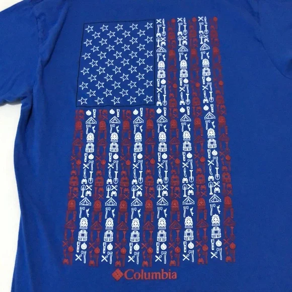 Columbia Short Sleeve Shirt Men’s Size M - Picture 7 of 9